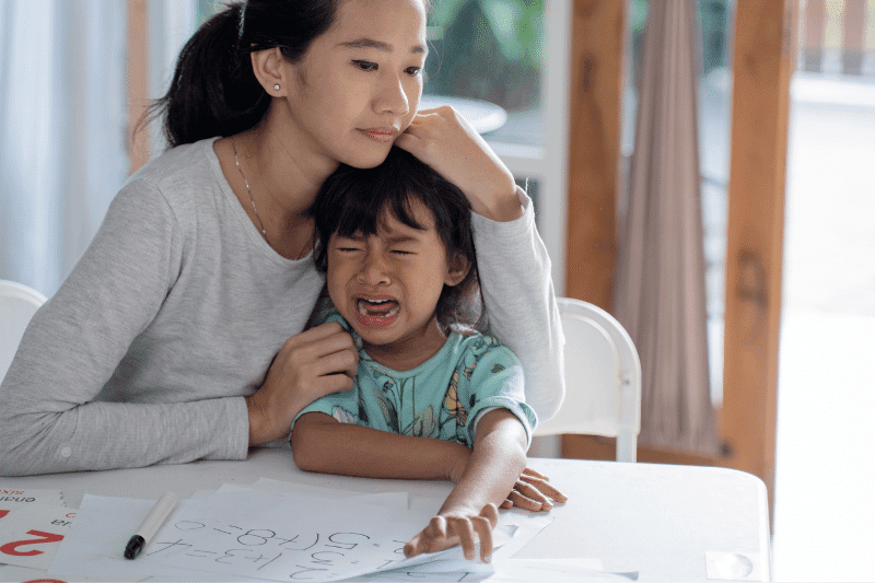 Child Psychologists explain how to support a child who is having a meltdown