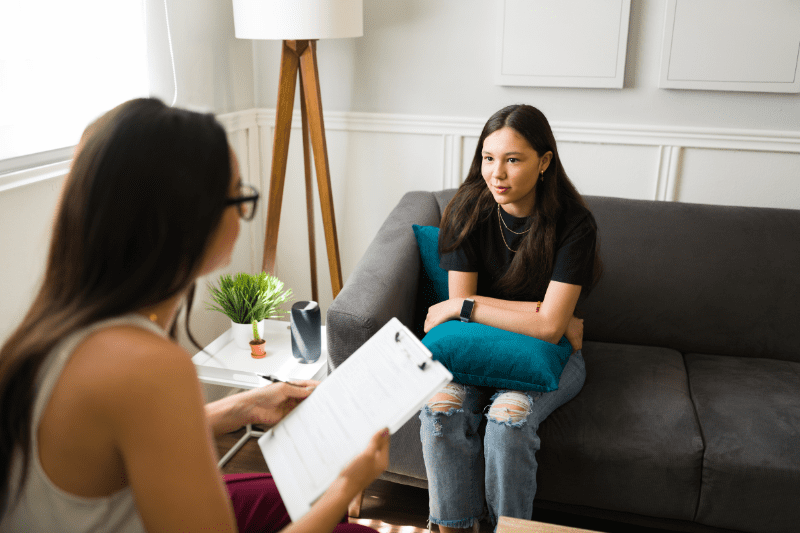 Teenager receiving Medicare-supported autism services at a clinic in Northern Beaches, Sydney, after changes to the rebate age range.